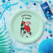 ホッケークリスマスパーティー ペーパープレート (パーティー)