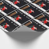 ホッケークリスマスホリデーギフト ラッピングペーパー (角)