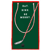 ホッケークリスマスホリデースモール抱き枕 スモールペーパーバッグ (正面)