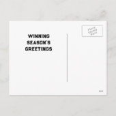 ホッケークリスマス シーズンポストカード (裏面)