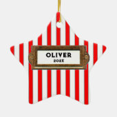 ホッケークリスマス セラミックオーナメント (裏面)