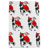 ホッケークリスマス ミディアムペーパーバッグ (正面)