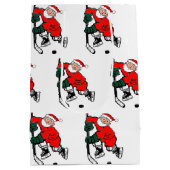 ホッケークリスマス ミディアムペーパーバッグ (裏面)