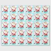 ホッケークリスマス ラッピングペーパー (フラット)