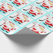 ホッケークリスマス ラッピングペーパー (角)