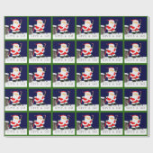 ホッケークリスマス ラッピングペーパー (フラット)