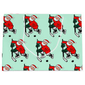 ホッケークリスマス ラージペーパーバッグ (正面)