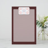 ホッケーゲームコンパニオンのリンク図 便箋 (スタンド正面)