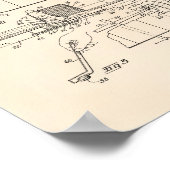 ホッケーゲームボード1937特許芸術 – オールドペッパー ポスター (角)