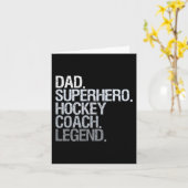 ホッケーコーアイスホッケープレイヤーギフト1 カード (黄色い花)