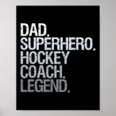 ホッケーコーアイスホッケープレイヤーギフト1 ポスター (正面)