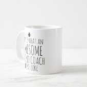 ホッケーコーチの素晴らし見た目はこうだ コーヒーマグカップ (正面左)