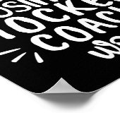 ホッケーコーチの言葉を使っていると誓ってない。 ポスター (角)