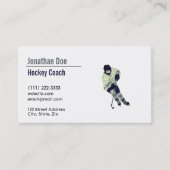 ホッケーコーチビジネスカード 名刺 (正面)