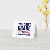 ホッケーコーチ怖がらせるわけにはいかない大事な行事 カード (黄色い花)