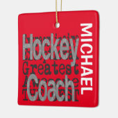 ホッケーコーチ超並外カスタム セラミックオーナメント (左)
