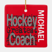 ホッケーコーチ超並外カスタム セラミックオーナメント (裏面)