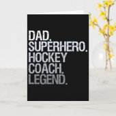 ホッケーコーチ カード (黄色い花)