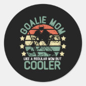 ホッケーゴアリーお母さん普通のお母さんみたいだけどEr ラウンドシール (正面)