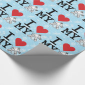 ホッケーゴアリーのクリスマスプレゼントラップが大好き ラッピングペーパー (角)