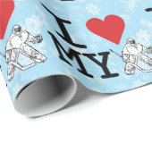 ホッケーゴアリーのクリスマスプレゼントラップが大好き ラッピングペーパー (ロールコーナー)