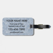 ホッケーゴアリータイポグラフィカスタムラゲッジタグ ラゲッジタグ (裏面横)