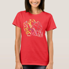 ホッケーゴアリータイポグラフィマスクTシャツ Tシャツ