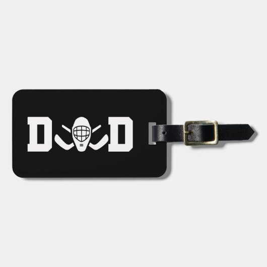 ホッケーゴアリーパパ ラゲッジタグ (正面横)