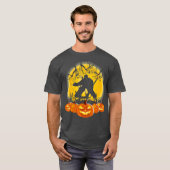 ホッケーゴアリーパンプキンハロウィーン Tシャツ (正面フル)