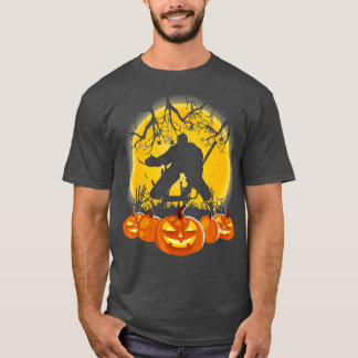 ホッケーゴアリーパンプキンハロウィーン Tシャツ
