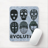 ホッケーゴアリーマスクの進化 マウスパッド (マウス)