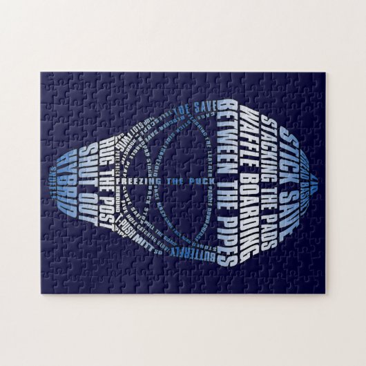 ホッケーゴアリーマスクジグソーパズル ジグソーパズル (横)