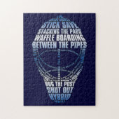 ホッケーゴアリーマスクジグソーパズル ジグソーパズル (縦)