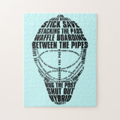 ホッケーゴアリーマスクジグソーパズル ジグソーパズル (縦)