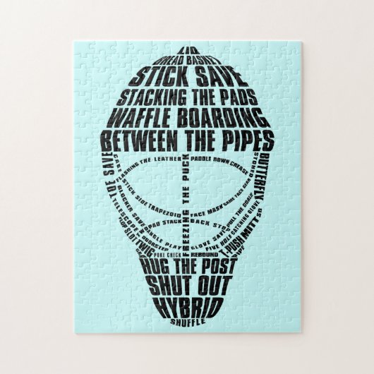 ホッケーゴアリーマスクジグソーパズル ジグソーパズル (縦)