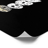 ホッケーゴアリーマスク進化レトロヴィンテージold sch ポスター (角)