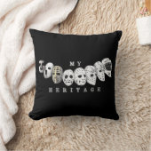 ホッケーゴアリーレトロキャットアイ伝統マス クッション (ブランケット)