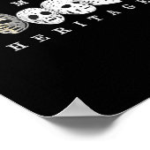 ホッケーゴアリーレトロキャットアイ伝統マス ポスター (角)