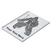 ホッケーゴアリーワードアート ノートブック (左側)