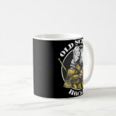 ホッケーゴアリー伝統ヴィンテージオールドスクール コーヒーマグカップ (正面右)