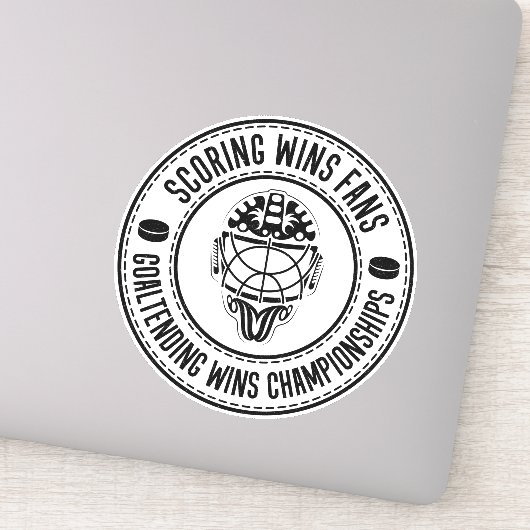 ホッケーゴアリー感動的引用文 シール (詳細)