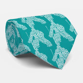 ホッケーゴアリー文字アートタイ ネクタイ (ロール)