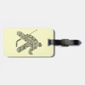 ホッケーゴアリー荷物タグ ラゲッジタグ (裏面横)