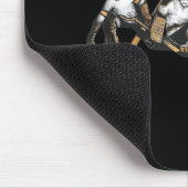 ホッケーゴリー進化が年齢層レトロ マウスパッド (コーナー)