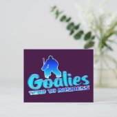 ホッケーゴールテンダーポストカード ポストカード (スタンド正面)