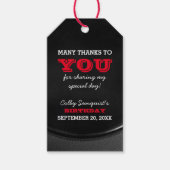 ホッケーサンキューメッセージカード ギフトタグ (正面)