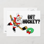 ホッケーサンタ シーズンポストカード (正面/裏面)