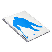 ホッケーシルエット ノートブック (右側)