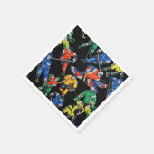 ホッケーシーズンアイスホッケーナプキンス スタンダードカクテルナプキン (角)