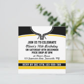 ホッケージャージー主題パーティー招待状テンプレート 招待状 (スタンド正面)